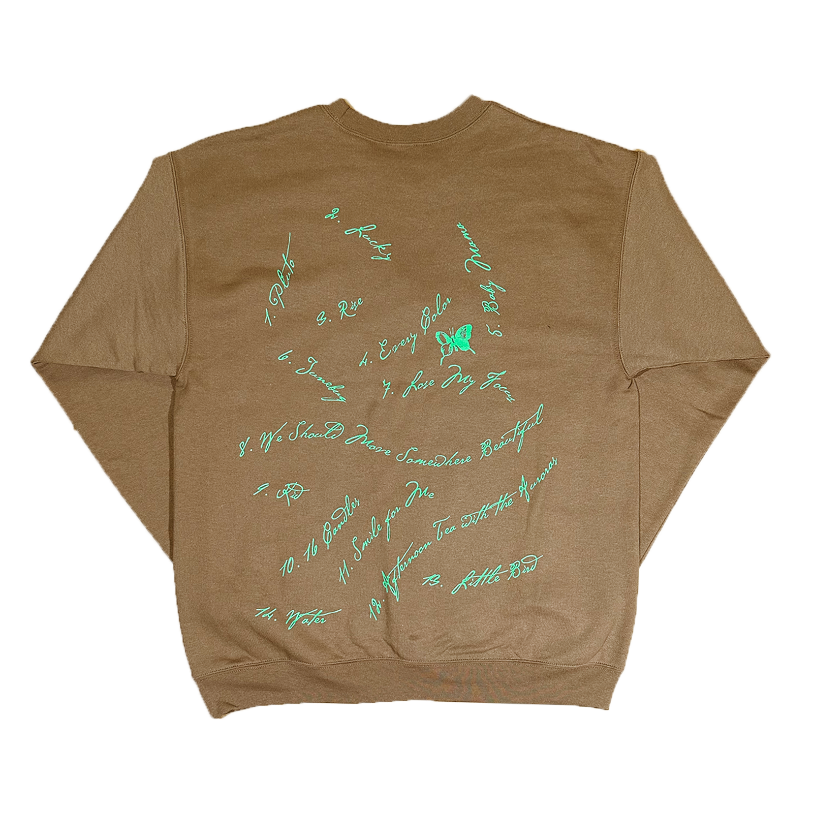 LUNA MOTH CREWNECK (BROWN)