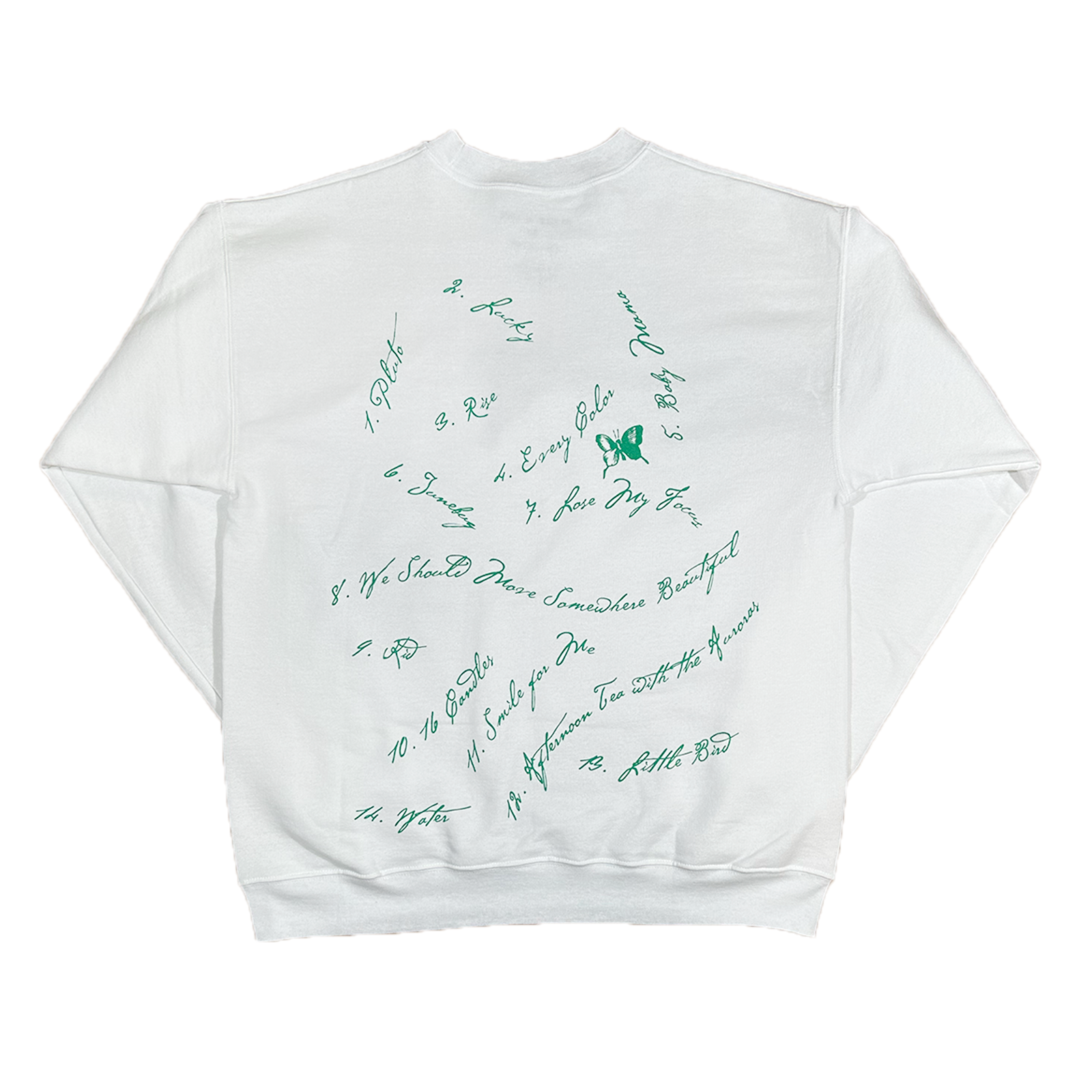 LUNA MOTH CREWNECK (WHITE)