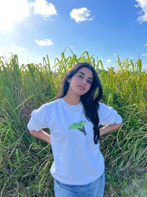 LUNA MOTH CREWNECK (WHITE)